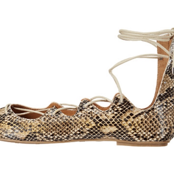 Mia Benni Snake Flats, 7.5, 8, 8.5 - Picture 5 of 7